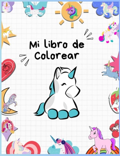 Colorear unicornios: Libro actividades (Spanish Edition)