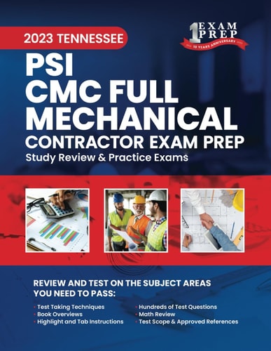 2023 Tennessee PSI CMC Full Mechanical Study Review & Practice Exams