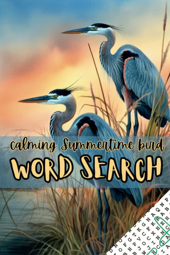 Calming Summertime Bird Word Search