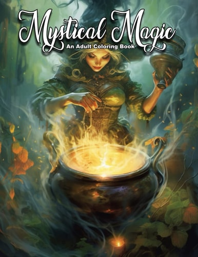 Mystical Magic: A coloring book for adults who love fantasy and mythical creatures.