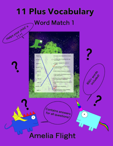 11 Plus Vocabulary Word Match 1 (11 Plus Vocabulary with Mythical Monsters)