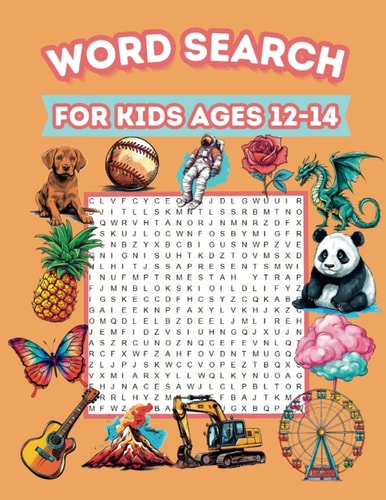 Word Search for Kids Ages 12-14: A Fun and Educational Word Search Book for Kids With 100 Word Search Puzzles to Solve