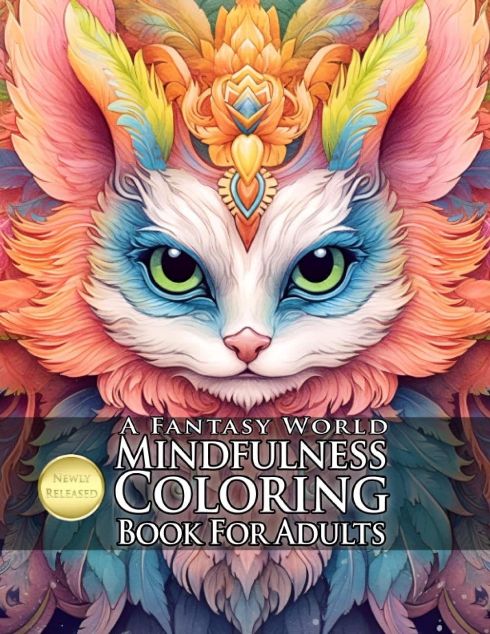 A Fantasy World Mindfulness Coloring Book For Adults