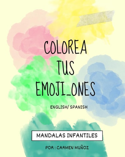 Colorea tus EMOJI_ones: Mandalas infantiles (Spanish Edition)
