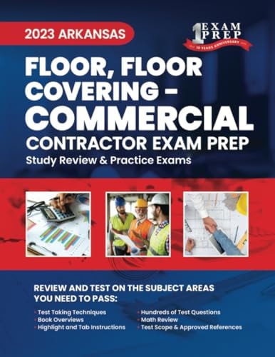 2023 Arkansas Floor, Floor Covering - COMMERCIAL Study Review & Practice Exams