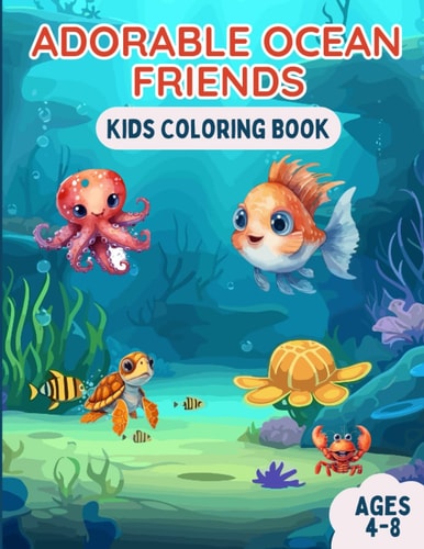 Adorable Ocean Friends: Discover the Colorful Wonders of the Sea with Playful Ocean Creatures!