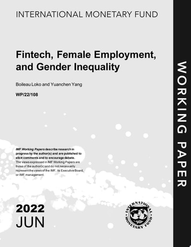 Fintech, Female Employment, and Gender Inequality