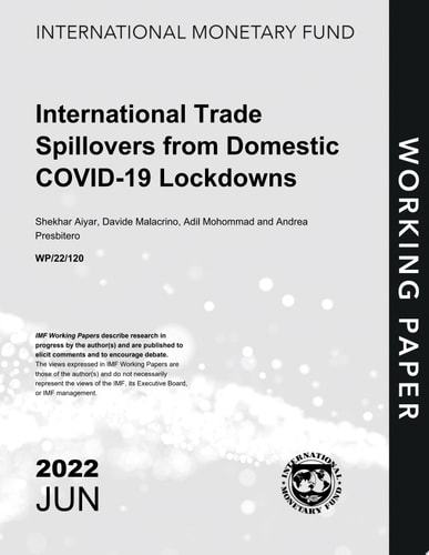 International Trade Spillovers from Domestic COVID-19 Lockdowns