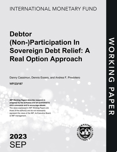 Debtor (Non-)Participation in Sovereign Debt Relief: A Real Option Approach
