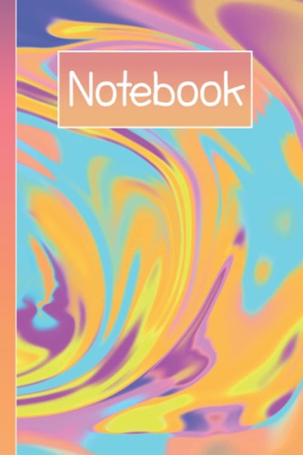 Notebook: Very Colorful Blank Lined Notebook