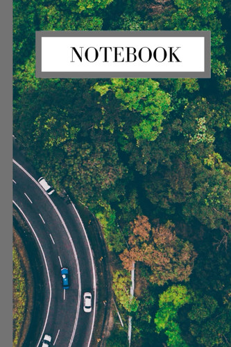 Notebook: Aerial View of the Road