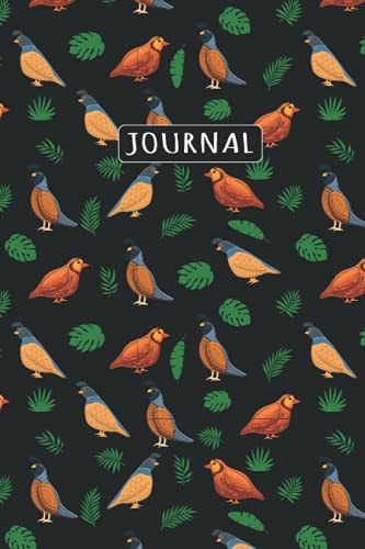 Quail Journal: Quail Journal Notebook To Write Notes, 6 x 9" - 100 Pages