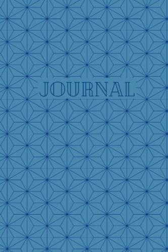 Geometric Pattern Journal: Blue Geometric Pattern Journal for Writing & Journaling; 6x9 Inches, 120 Pages