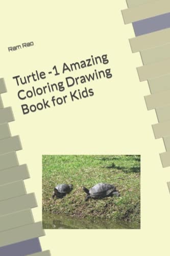 Turtle -1 Amazing Coloring Drawing Book for Kids