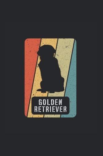 golden retriever: Ruled Notebook cani Diario Idea regalo cane (Italian Edition)