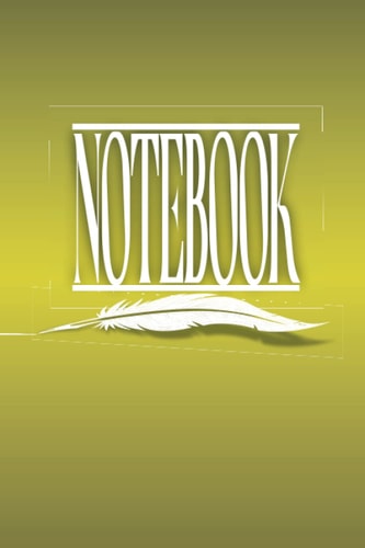 Notebook: Size - 6"x9" | Type - mixed (lined and unlined) | Color - yellow | General use | 120 pages | Neo-elegant design