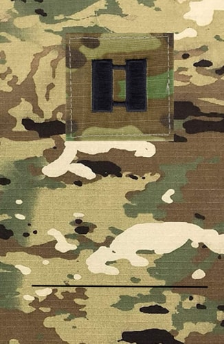 Army OCP Notebook: Operational Camouflage Pattern with Captain Rank