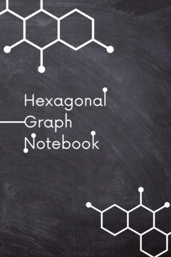 Hexagonal Graph Paper Composition Notebook for Organic Chemistry & Biochemistry - This 6”x9”, 120 pages notebook is perfect for drawing organic chemistry structures, grids for gaming and/or mapping.