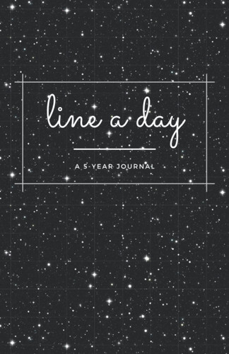 Line a Day Journal: Starry Notebook - 5.5 x 8.5 inches
