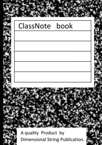 ClassNote Long Notebook - 172 Pages, Single Line, 297mm x 210mm, Pack of 1 notebook. For school, college, office & others