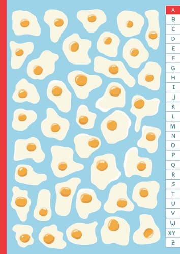 Recipe Book: For Your Own Recipes | Large A4 Format | A-Z Index Tabs ( Printed On Each Page ) To Quickly Find Recipes