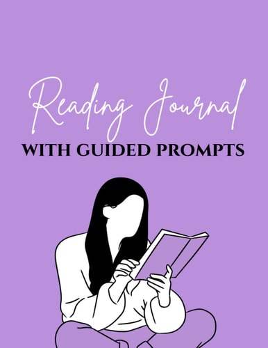 Reading Journal With Guided Prompts: Reading Journal Diary For Book Lovers 120 Pages