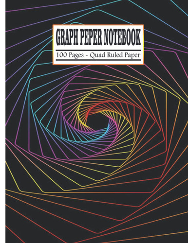 GRAPH PAPER NOTEBOOK: Grid Paper Notebook, Grid Paper for Math and Science Students, Quad Ruled 5x5 ( 100 Pages, 8.5 x 11)