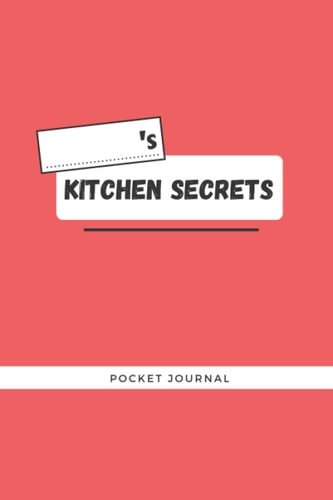 Personalised "Kitchen Secrets" Journal: For keeping a note of all your tasty inventions!