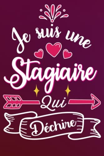 Je Suis Une Stagiaire Qui Déchire: Cadeau Rigolo Pour Une Stagiaire - Carnet De Notes Ligné Drôle Pour Femme, Collègue Amie, Mère aux anniversaire, ... Fête des mères, Fin d'année (French Edition)