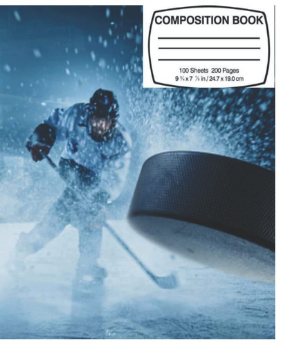 Slap Shot College Ruled Composition book