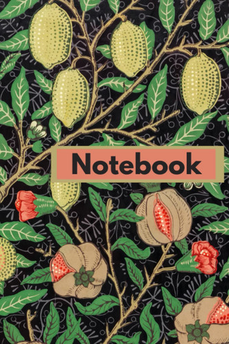 Fruit Pattern 6x9 Journal and notebook