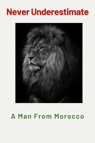 Lion of Atlas Lined Notebook Morocco: Journal 120 Pages 6" x 9"