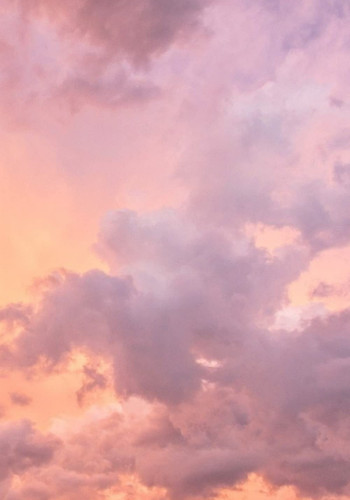 Soft Pink Sunset Sky Clouds Dream Journal/Notebook 7x10: Beautiful Sky Sunset/Colorful Clouds Lined Paper