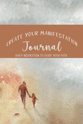 Manifestation Journal: Inspiration Messages on Stylish Watercolor Notebook