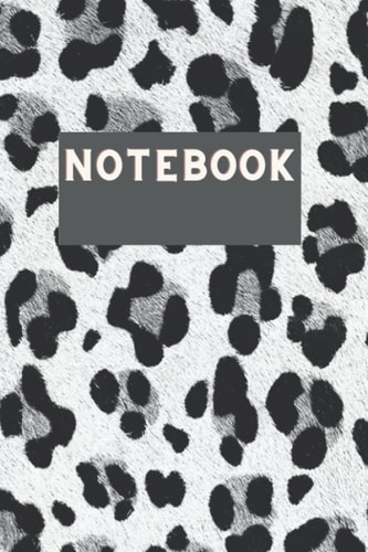 Notebook: Notebook Journal snow leopard print