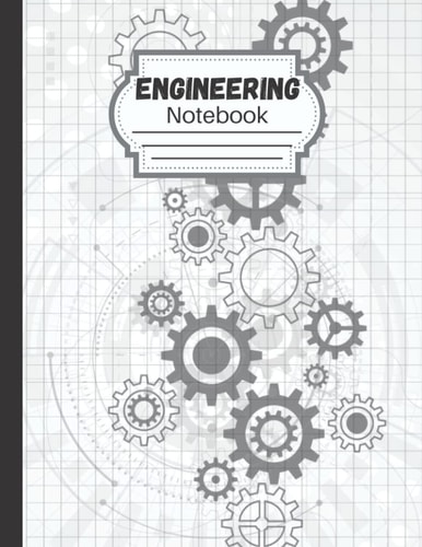 Engineering Notebook: Engineering lab Book with Scientific Grid ruled Paper |105 Pages|5x5 Quad Ruled | 8.5x11 inches| Suitable for science Teens and ... in chemistry and engineering Research