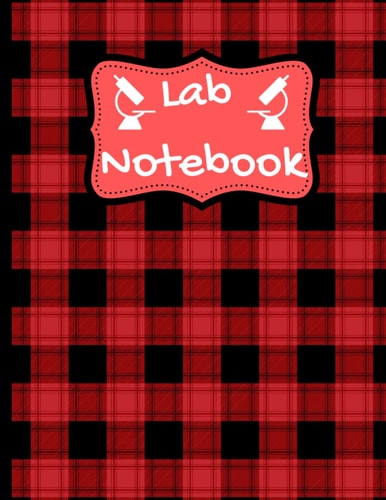 Lab Notebook: Experiment Research Notebook for Graduate Students|105 Pages|Graph paper notebook |5x5 Quad Ruled | 8.5x11 inches| Suitable for science ... engineering Research/ Grid Red Cover Design