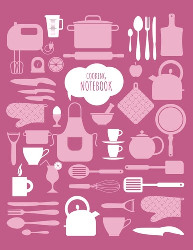 Cute cooking Notebook: 80 pages to write in your favorite recipes and find them easily. 8,5x11inch