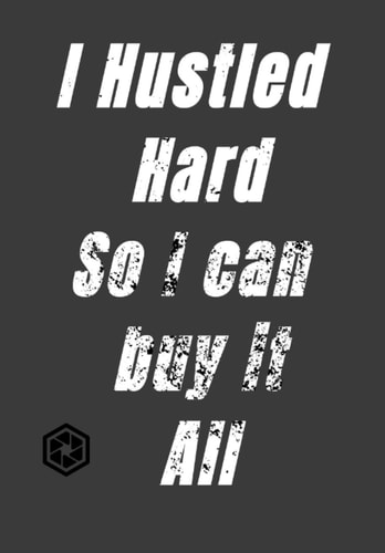 Hustle Hard Notebook and Organizer