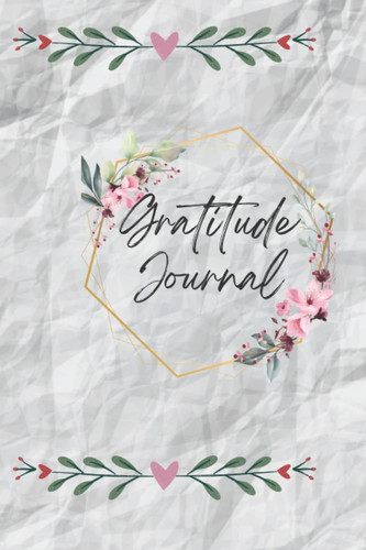 Daily Gratitude Journal with Floral design