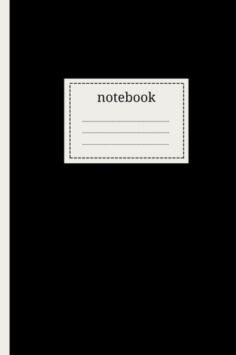 Classic Journal / Black : write your thought or notes daily with this aesthetic journal. List information with lined paper for 100 pages. This notebook is perfect for everyday notes: school, work…