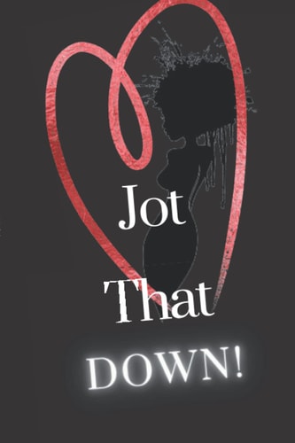 Jot It Down Journal: Classy glossy black notebook