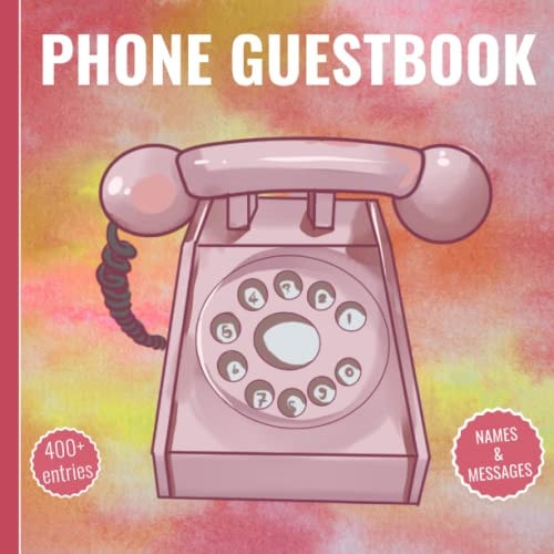 Phone Guestbook: Retro / Vintage Telephone Guest Book For Wedding And Other Celebrations.