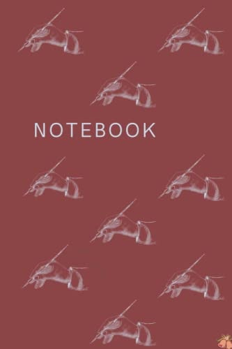 Notebook: Elegant wine colored all purpose lined notebook