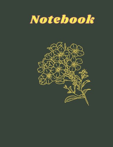 Cute Black Notebook: Great and simply Designed Artwork for this Notebook