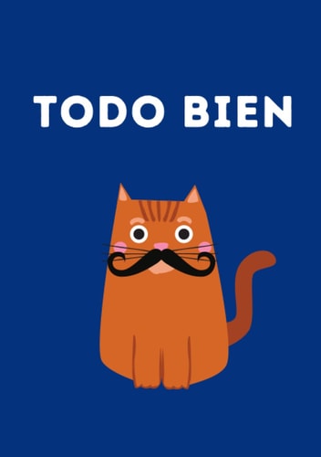 Cuaderno A5 rayado para amantes de gatos: Diario de rayas, Libreta A5 (Spanish Edition)