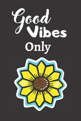 good vibes only: notebook good vibes only A5 gift