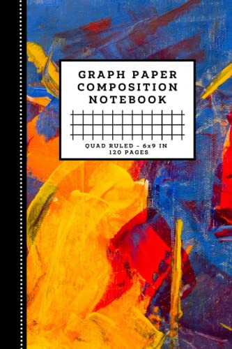 Graph Paper Notebook: Abstract Composition Notebook With Graph Paper For Students, Engineer - Quad Ruled Book For School, College, Math, Physics, Science And Engineering