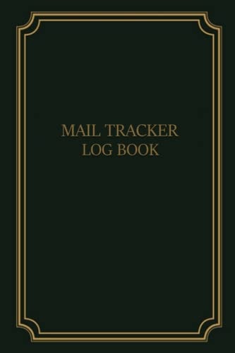 Mail Tracker Log Book: Quickly Track Your Mail Lists, USA Patriots American Flag Home & Office Supplies: Mail Tracker Logbook