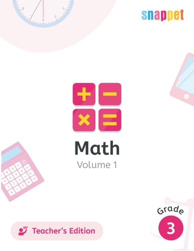 Math Volume 1 Teacher's Edition: Grade 3